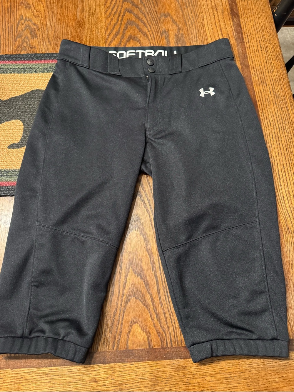 Under Armour Black Kids' Softball/Practice Shorts